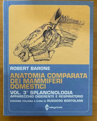 Libri: anatomia comparata dei mammiferi domestici
