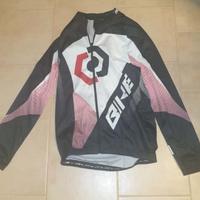 Felpa ciclismo con zip taglia M