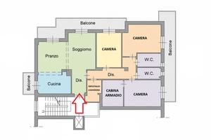 Luminoso Appartamento in parco con garage