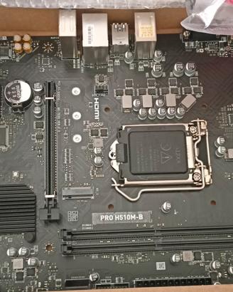 Scheda madre MSI PRO H510M-B+ Intel core i3 10100F