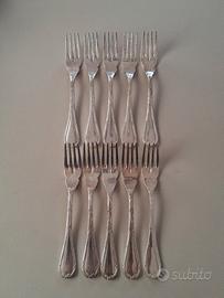 10 forchette da dessert cm 19 ca.