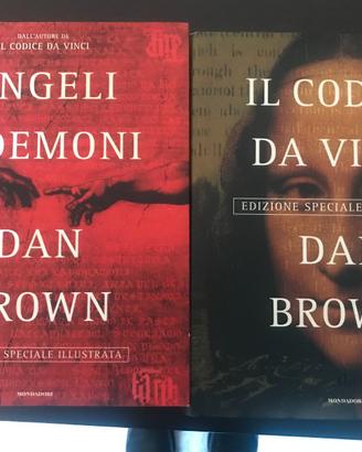 Libri Dan Brown Codice da Vinci e Angeli e Demoni