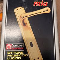 Maniglia porta ghidini ottone massiccio
