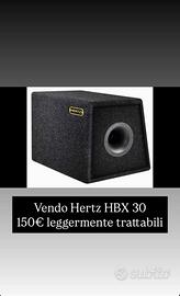 Subwoofer Hertz HBX 30 (FOTO IMDICATIVA)