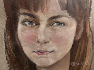 Arte: Quadro Ritratto Ballerina Russa