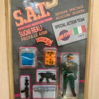 S.A.T. Onu Force Gioco Soldatini Blister Vintage