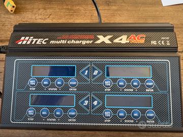 Hitec Caricabatterie Multi Charger X4 AC/DC Plus