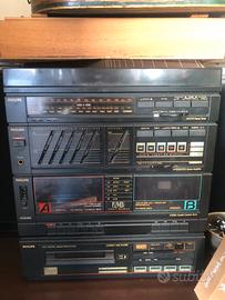 Impianto stereo anni 80 Philips