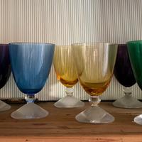 Bicchieri Baccarat Vega colorati