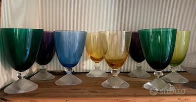 Bicchieri Baccarat Vega colorati