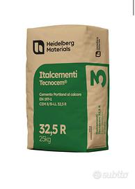 10 sacchi di cemento da 25 kg. + trasporto