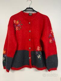 Fendi maglione vintage Tg./ (S) rosso