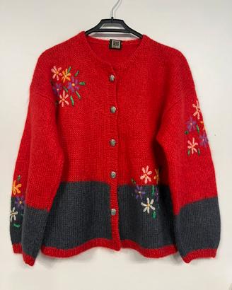 Fendi maglione vintage Tg./ (S) rosso