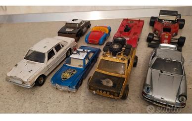Lotto 10 automobiline vintage Polistil Burago CoMa