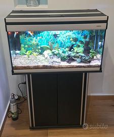 Acquario Aquael 100 lt con mobile, LED e BIOBOX2