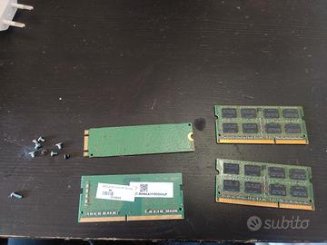 Schede RAM e rom ricambio PC 
