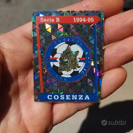 Figurina scudetto Cosenza Calciatori 1994-95 Panin