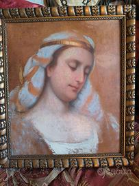 Quadro raffigurante ritratto femminile 