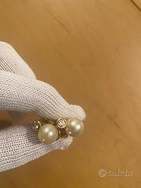 Orecchini perle e brillanti