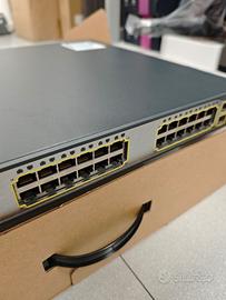 Switch cisco catalyst 3750, 24 porte