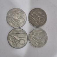 4 monete da 10 lire rare 