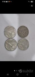 4 monete da 10 lire rare 
