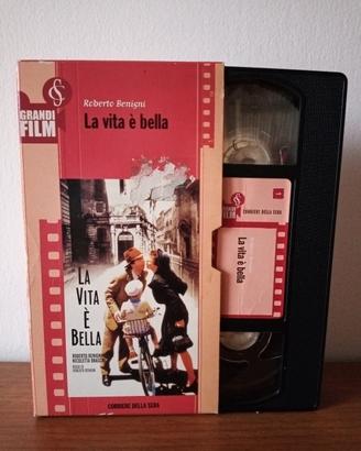 La Vita è Bella Film Videocassetta VHS