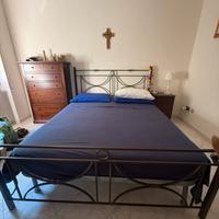 Letto matrimoniale ferro battuto