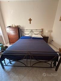 Letto matrimoniale ferro battuto