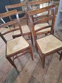 Sedie tedesche in noce