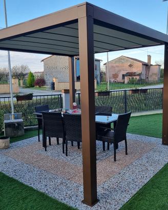 Pergola mt. 3 x 3 senza permesso costruzione