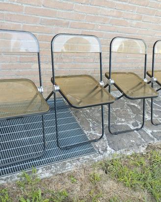 4 Sedie Plia design italiano Anonima Castelli 