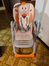 Seggiolone con cintura di sicurezza