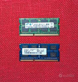2x 4GB RAM sodimm DDR3