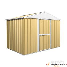 Capanno box esterno lamiera 360x175cm beige