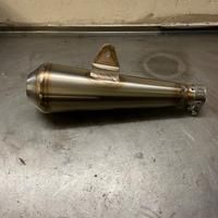Silenziatore conico classico Cafe racer