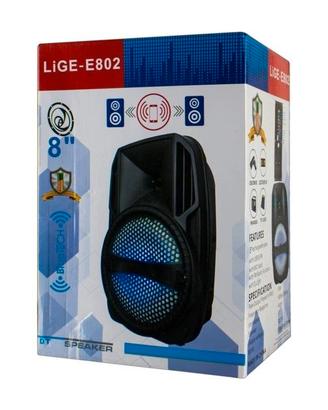 Cassa Bluetooth Portatile LiGE-E802 8" con LED - N