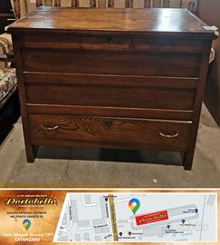 Codice: 270317  ANTICA CASSAPANCA IN LEGNO DI CAST