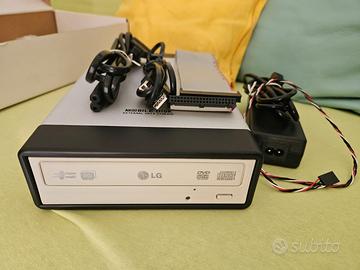 Case USB in alluminio 5,25" + masterizzatorre LG