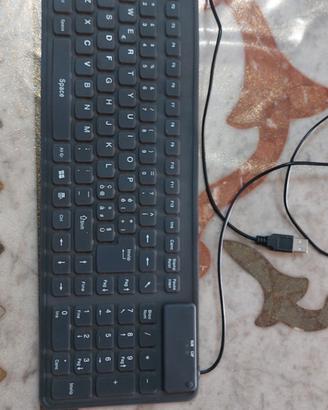 tastiera usb pieghevole in silicone 