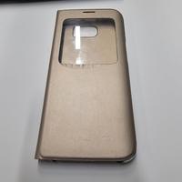 S VIEW COVER ORO S7 EDGE ORIGINALE SAMSUNG