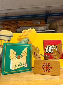 Carillon Legno Scoiattoli Vintage