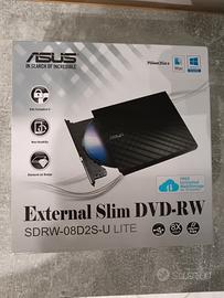 Unità DVD-RW esterna slim