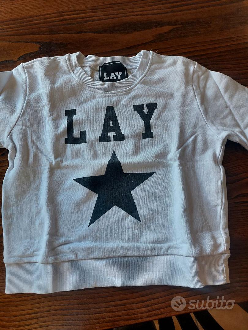 Felpa Lay per ragazza Abbigliamento e Accessori In vendita a