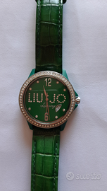 Orologio LIU-JO verde con cinturino pelle