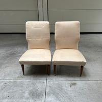 Poltrone vintage anni 40-50 da camera da letto