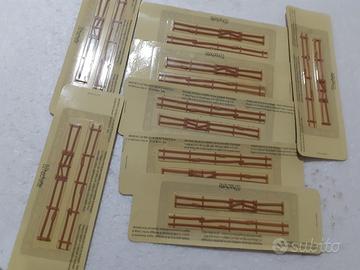 lotto steccati modellismo ferroviario h0 