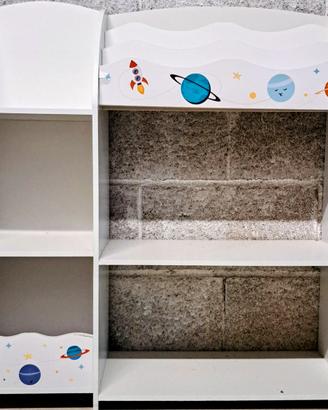Mobile libreria per cameretta 