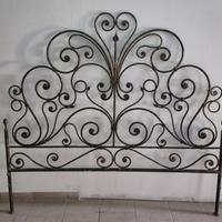 Testata letto matrimoniale ferro battuto