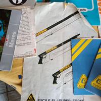 istruzioni, brochure materiale sub vintage